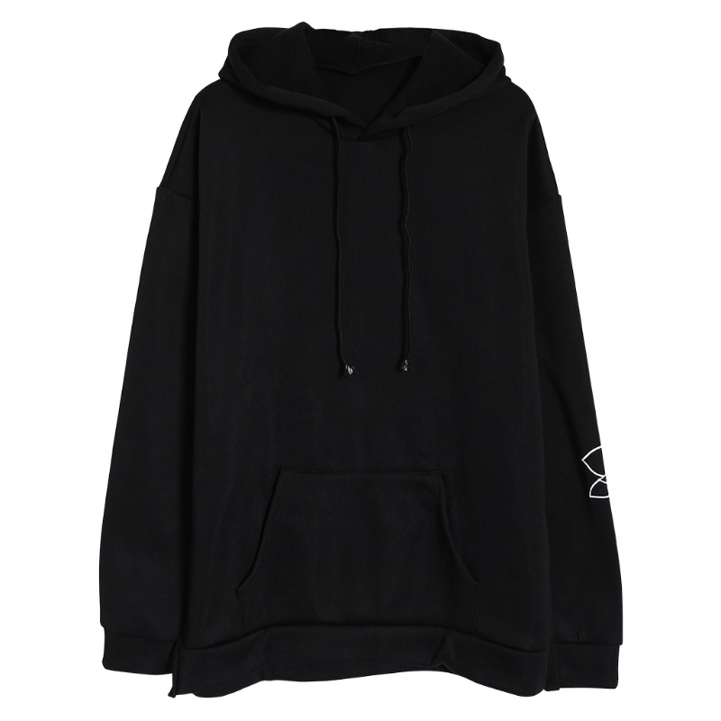 Áo Hoodie Tay Dài Thêu Hoa Thời Trang Cho Nam