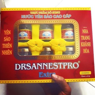 Nước yến sào cao cấp Nha Trang Khánh Hòa Drsannestpro (6 lọ *70g)