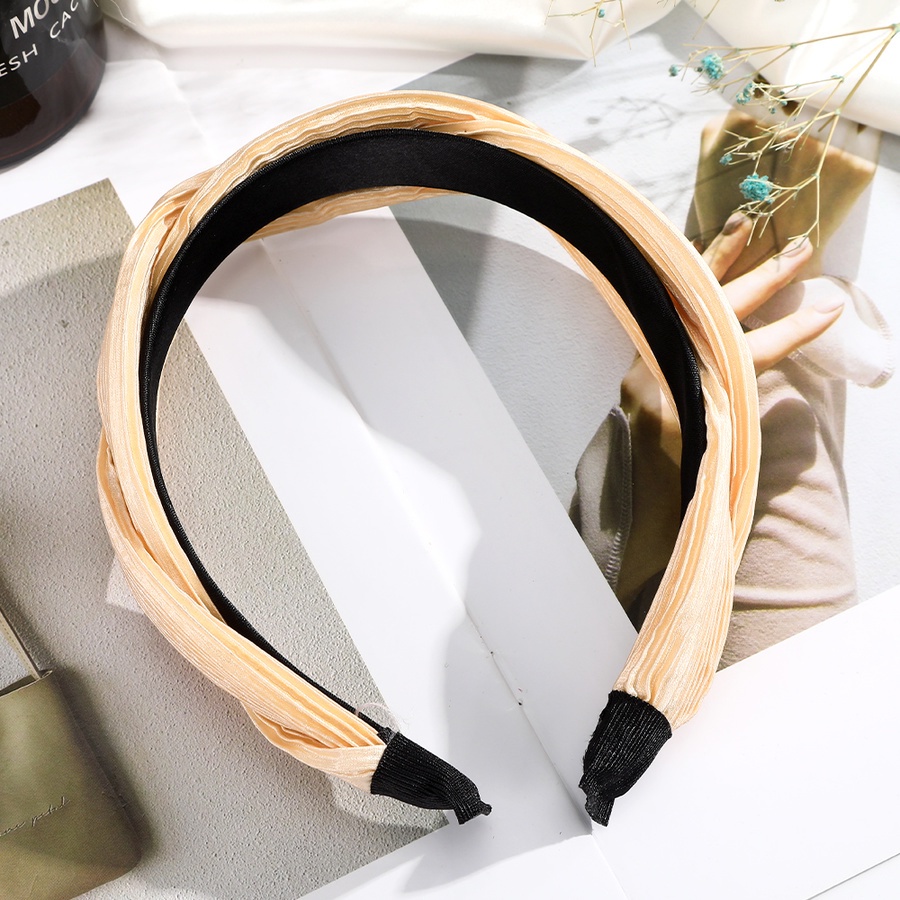 Băng đô cài tóc màu sắc đơn giản kiểu dáng thời trang cho nữ