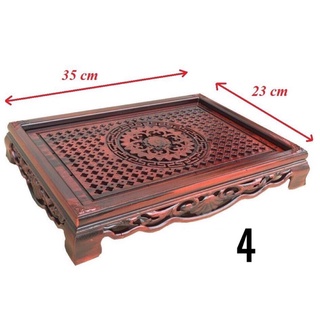 Khay nhựa vân gỗ khay ấm chén