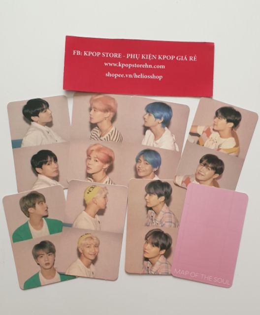 Set card BTS persona, poscard persona unoff