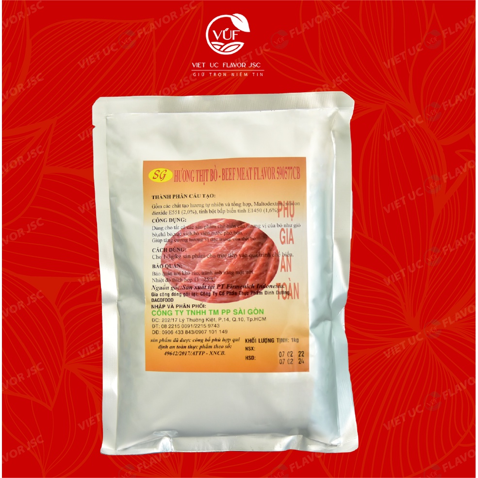 Hương Thịt Bò Cao Cấp - BEEF MEAT FLAVOR 590577CB | Vietuc Jsc