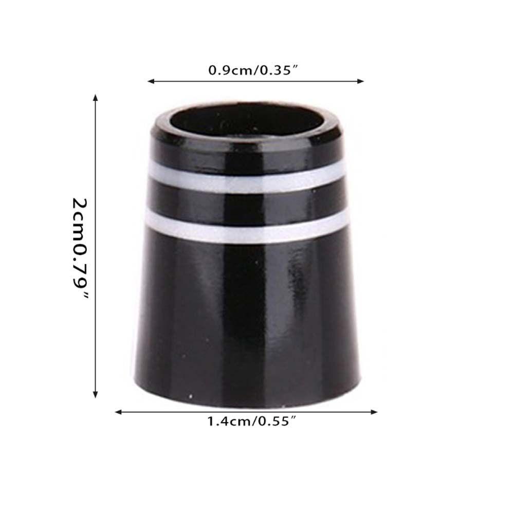 DARNELL 10Pcs Golf Ferrules Fit 0.335 Golf iron Rubber Sleeve Golf Ferrules Replacement Golf Shaft Sleeve Durable Double|Ring Golf Training Rubber Club Accessories Golf Tapered Ferrule/Multicolor