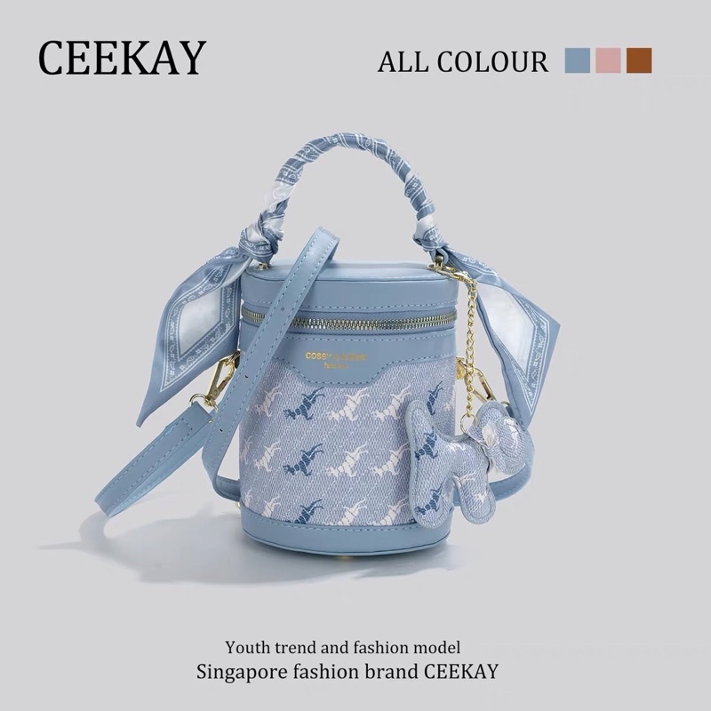 CEEKAY 188 thương hiệu túi xách cao cấp thiết kế thời trang phong cách túi hình trụ