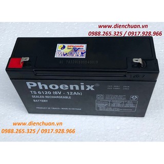 Ắc quy xe điện trẻ em 6V 12Ah