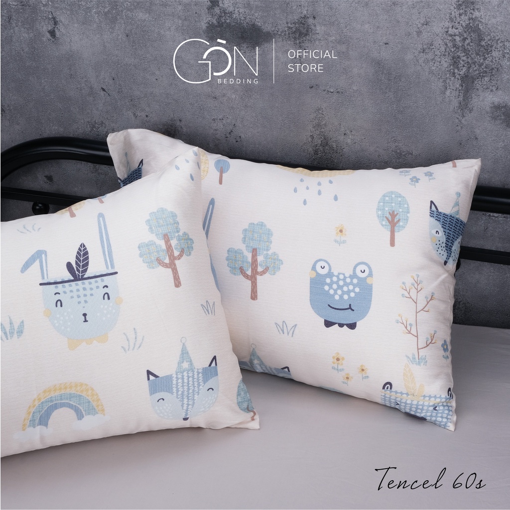 [Nhiều mẫu] 01 Vỏ Gối Nằm Gòn Bedding Lụa Tencel 60s 50x70 cm Họa Tiết | BigBuy360 - bigbuy360.vn