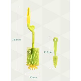Bàn chải silicone làm sạch bình sữa em bé