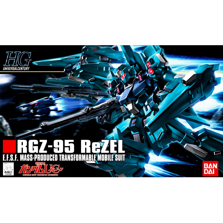 Mô hình lắp ráp Gundam Bandai HGUC 103 RGZ-95 Rezel