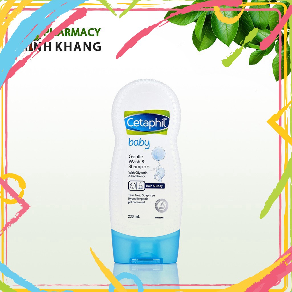 [HÀNG CHÍNH HÃNG] Sữa tắm gội toàn thân Cetaphil Baby 2 In 1 (230ml) [HÀNG TỐT]