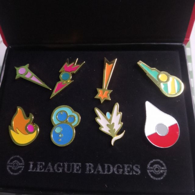 Huy hiệu Gym Pokemon bằng kim loại