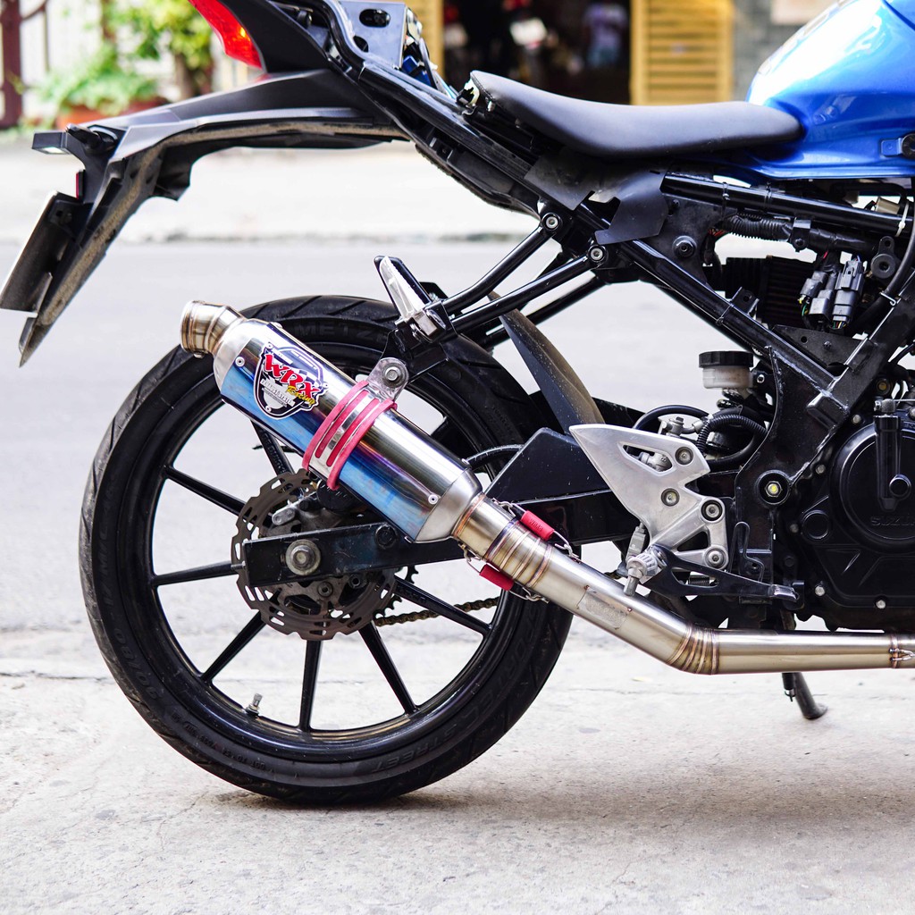 Pô WRX Oval K2 màu titan