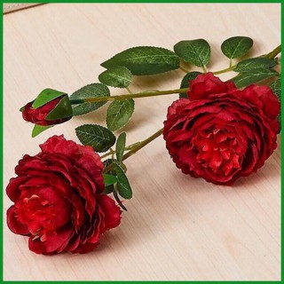 ( Ánh Phan shop ) Hoa LỤA 3 bông 1 cành