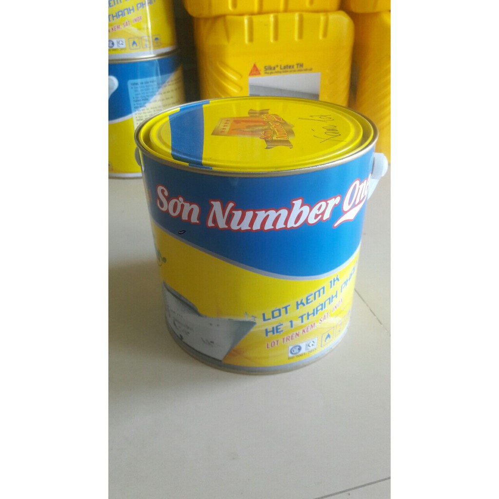 Sơn lót sắt mạ kẽm Number One 3kg, Sơn số 1 Việt Nam