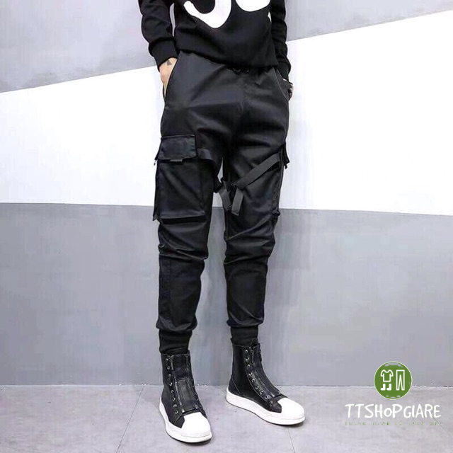 &lt; FREESHIP &gt; Quần jogger kaki túi hộp vải bao đẹp (H75)
