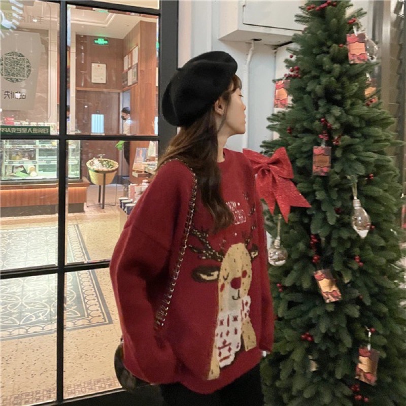 Áo Len Noel J688 hình con tuần lộc đáng yêu , quà tặng giáng sinh ý nghĩa | BigBuy360 - bigbuy360.vn