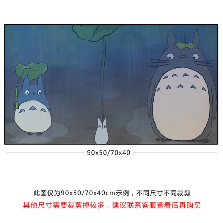 Tấm Lót Chuột Chơi game Hai Chiều In Hình totoro hayao miyazaki