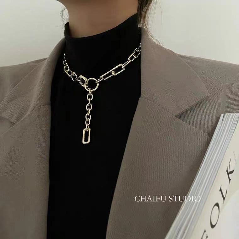 Bán Chạy!F &amp; X Dây Chuyền Chuỗi X453 INS Đơn Giản Cá Tính Dễ Phối Đồ Phong Cách Đường Phố Sang Trọng