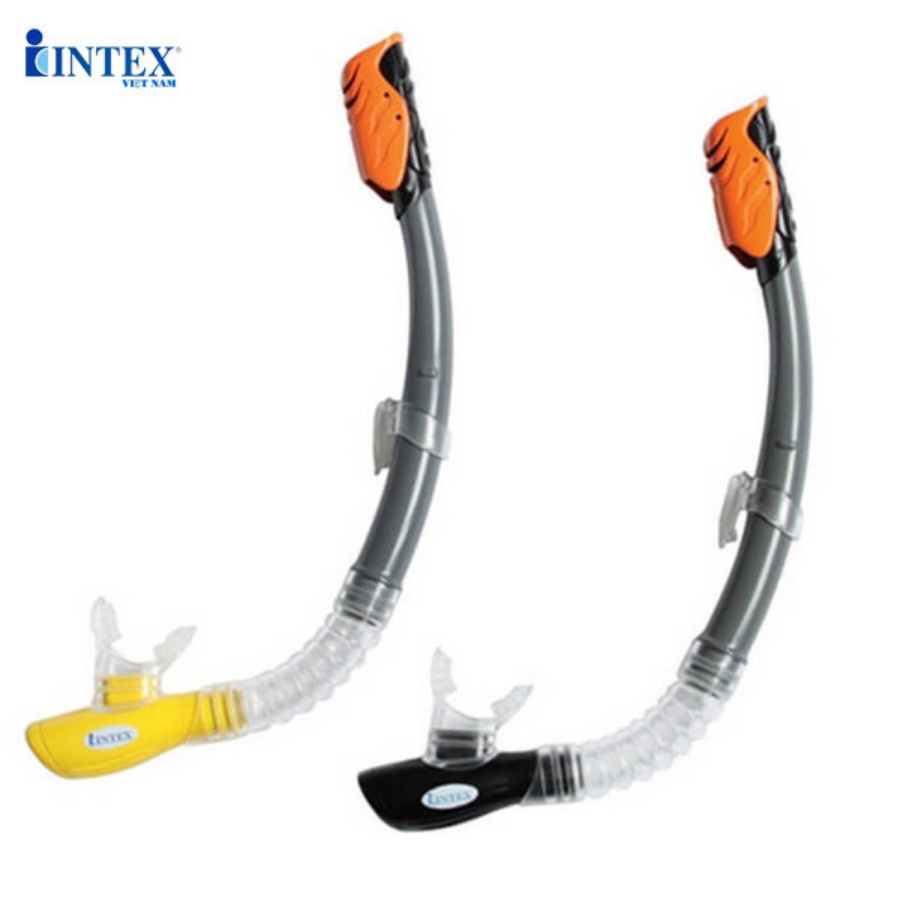 Ống thở cao cấp phần ngậm và gấp khúc bằng silicon mềm - Chất liệu PVC cao cấp,An toàn tuyệt đối - INTEX 55924