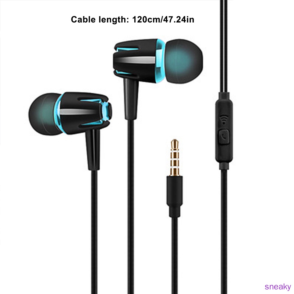 Tai Nghe Nhét Tai Có Dây 3.5mm Kèm Mic Cho Điện Thoại