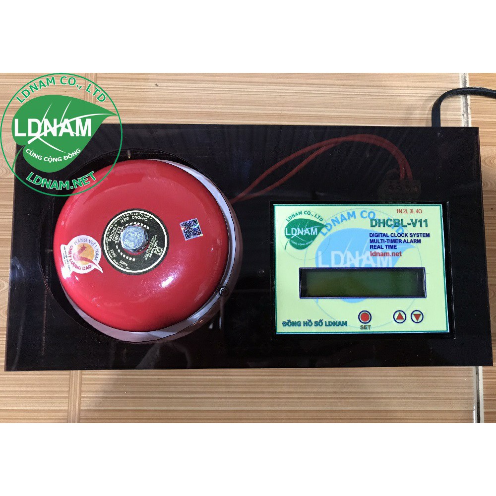 Đồng hồ chuông báo điểm giờ trường học nhà xưởng công ty LDNam