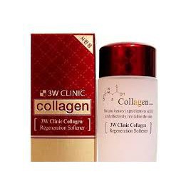 NƯỚC HOA HỒNG TRẮNG DA Collagen 3w Clinic Regeneration Softener 150ml [CHÍNH HÃNG]