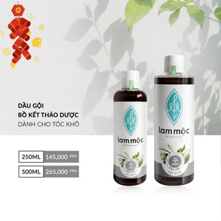 Dầu gội bồ kết Lam Mộc - tóc khô