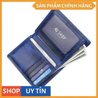 Ví Nam Da Bò Pull Up 4U Dáng Đứng FB243