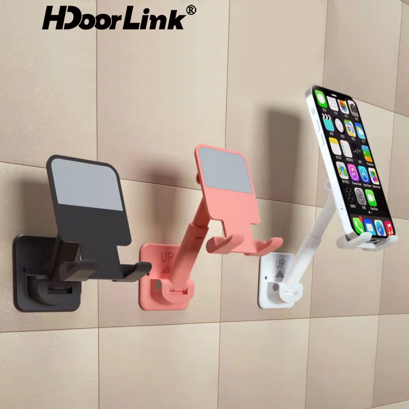 Giá đỡ điện thoại HDOORLINK gắn tường đa năng tiện dụng cho nhà tắm/ nhà bếp
