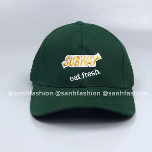 Mũ lưỡi trai thêu chữ SUBWAY Nón kết chất kaki cao cấp thời trang form unisex nam nữ K63