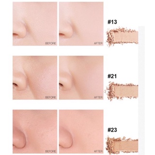 Phấn phủ dạng nén About Tone BLur Powder Pact 8g nâng tone, kiểm soát dầu nhờn