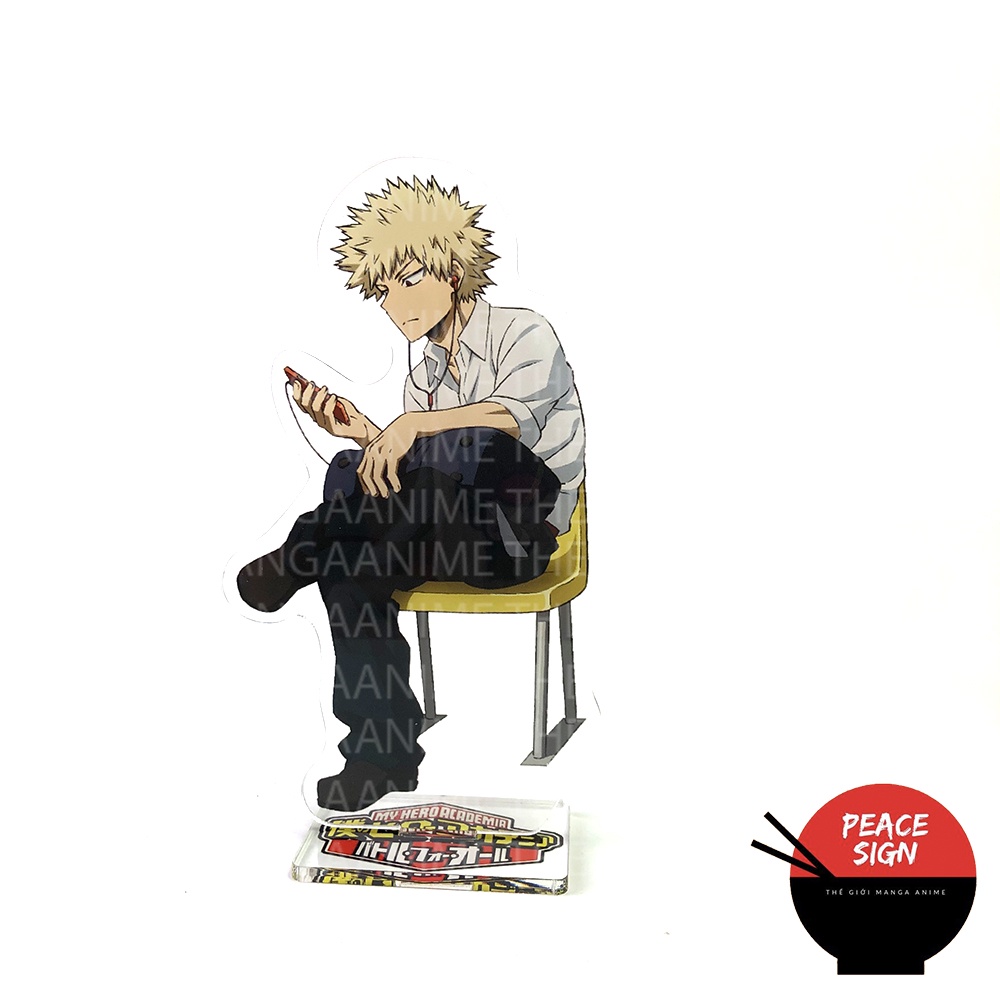 Mô hình BOKU NO HERO ACADEMIA ver NGỒI GHẾ standee Học Viện Anh Hùng mica acrylic anime chibi