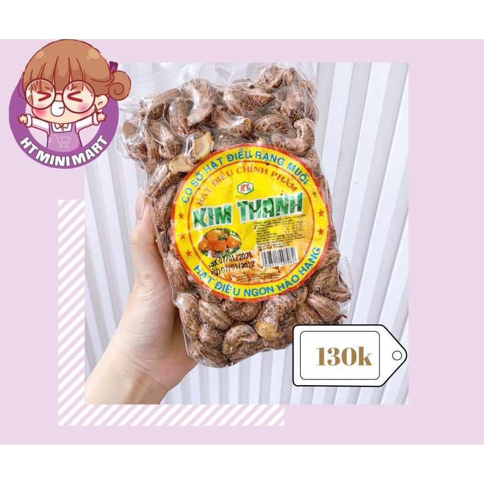 Hạt điều tách vỏ rang muối