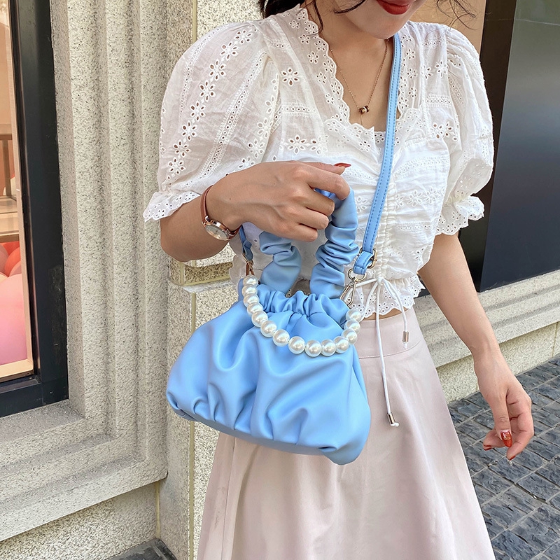 Túi Xách IELGY Đính Ngọc Trai Xinh Xắn Thời Trang Mùa Hè