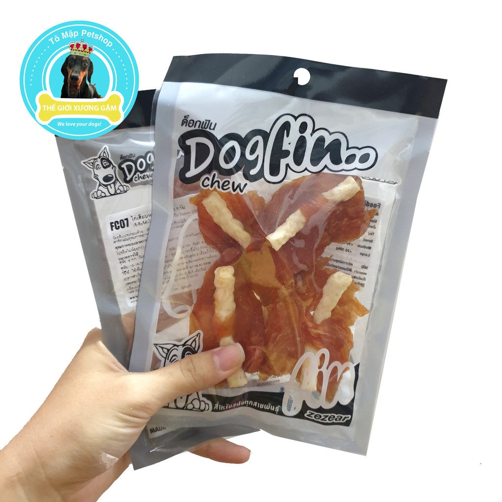 SNACK THƯỞNG DOGFIN MINI BAG CHO CHÓ 50-60GR