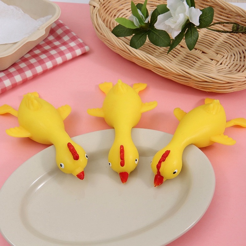 Gà Bắn Dính Tường, Đồ Chơi Ná Hình Chú Gà, Đồ Chơi Giải Trí.