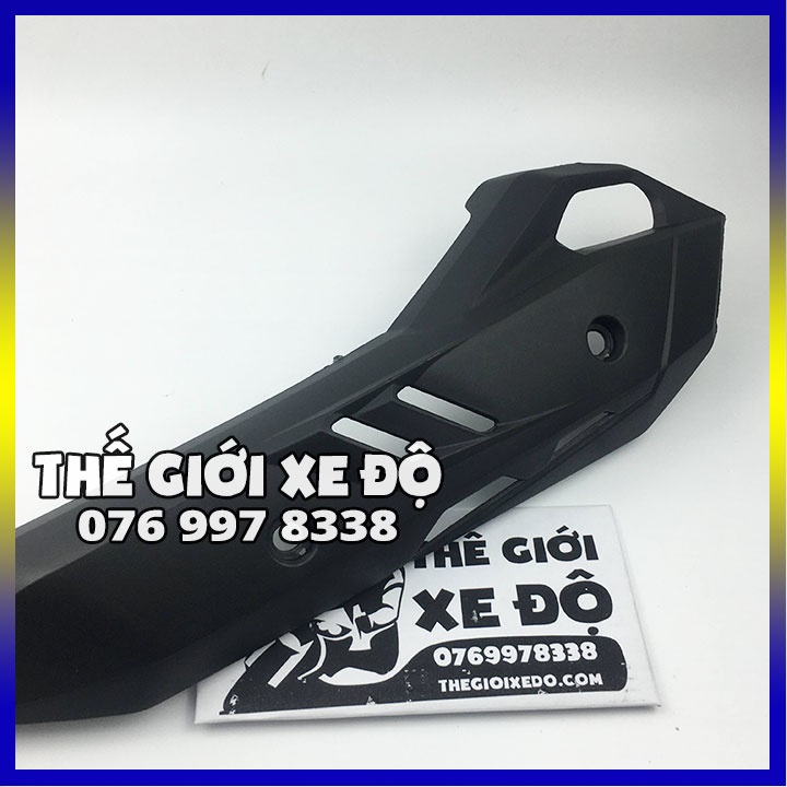 Ốp pô AB 150 125 cc nhựa đen thay ốp che pô zin dòng xe Air Blade 2020 - 2021 - đến tháng 5/2022