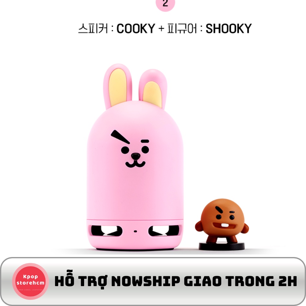 Loa Bluetooth tặng kèm Figure BT21 chính hãng nguyên seal