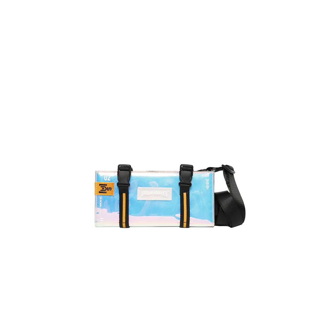 Ví Dài URBAN MONKEY PVC Trong Suốt Chống Nước Có Thể Đeo Chéo Hologram