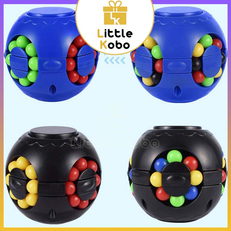 Rubik Bean Hạt Đậu Spinner Rubic Biến Thể Ma Thuật Đồ Chơi Trí Tuệ Xả Stress