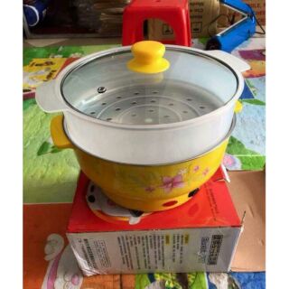 Nồi lẩu mini kèm giá hấp. Size 24cm