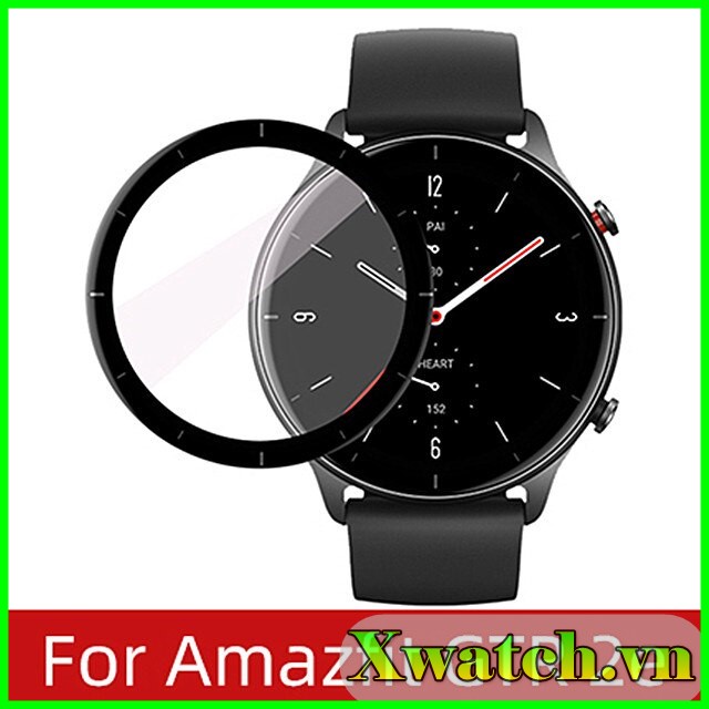 Dán Màn Hình Cường Lực Amazfit GTR 2 GTR 2E GTS 2 3D Dẻo Full Màn