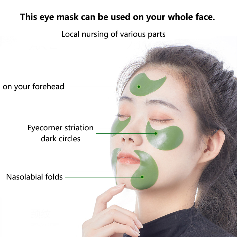 Hộp 60 mặt nạ mắt SALORIE collagen tảo biển vàng ngọc trai đen dưỡng ẩm loại bỏ quầng thâm nếp nhăn chống lão hóa