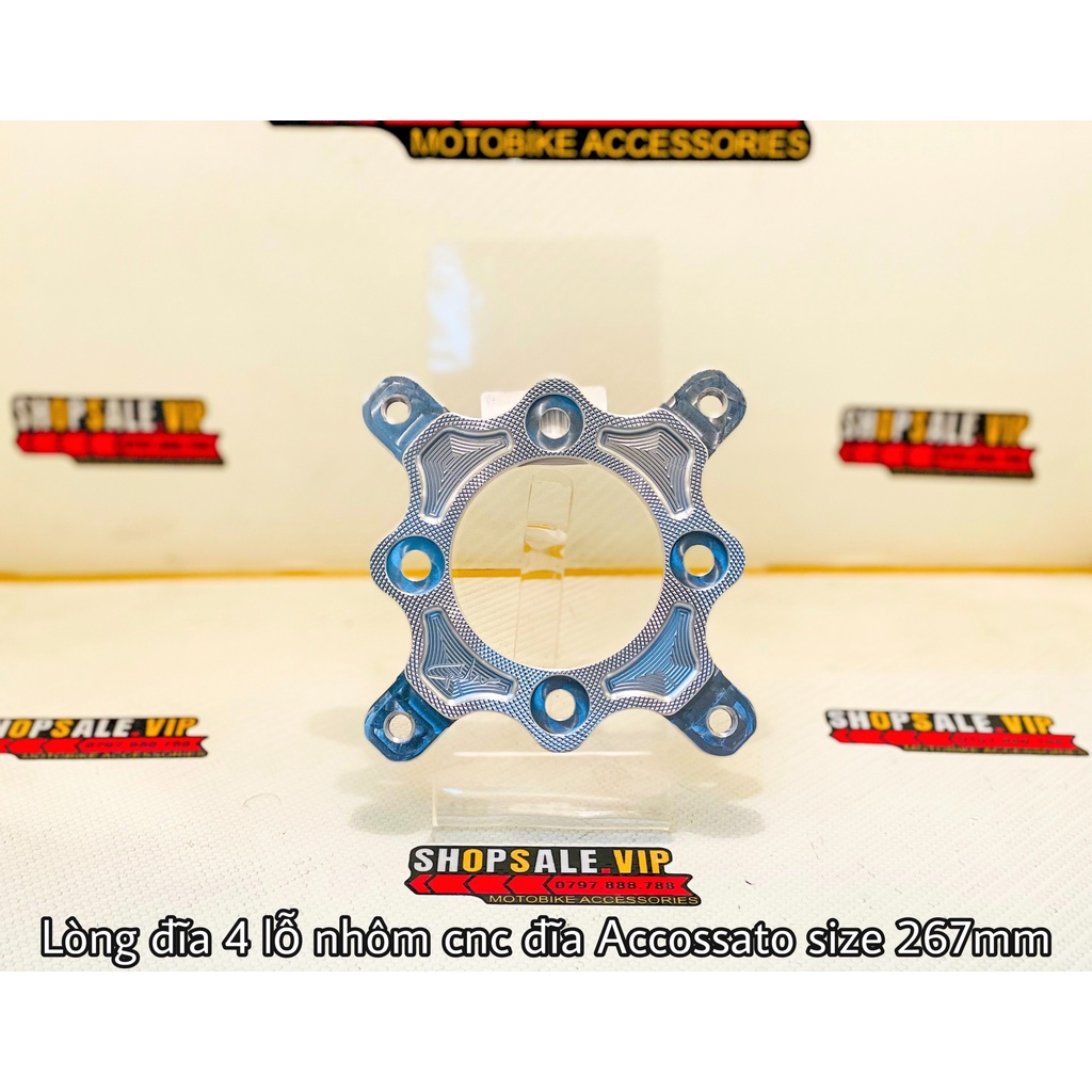 Lòng CNC 4 Lỗ Cho Đĩa Accossato 267
