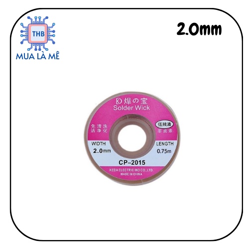 Dây hút thiếc CP-2015 2mmx0.75mm chất lượng tốt