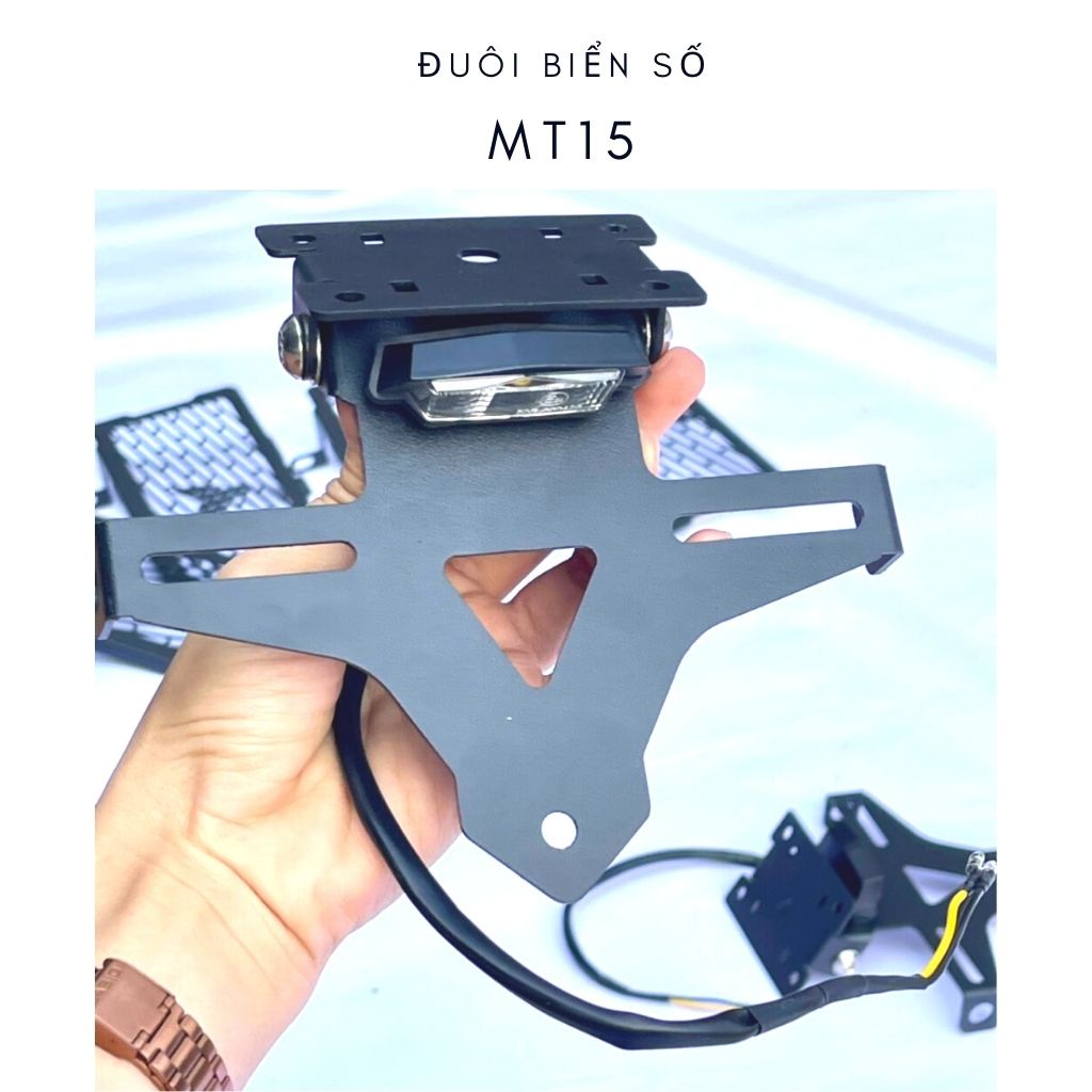 Đuôi biển số MT15 gập 2 chiều. Khung gắn biển số yamaha Mt15 chuyên dụng