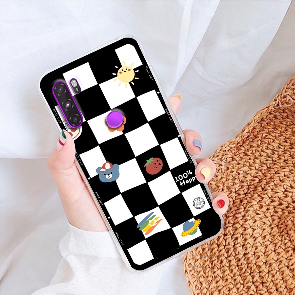 Ốp Lưng VSMART ACTIVE 1 - ACTIVE 1 PLUS - ACTIVE 3 ,  In Hình &quot;Black Haeart&quot; Phong Cách Đẹp.