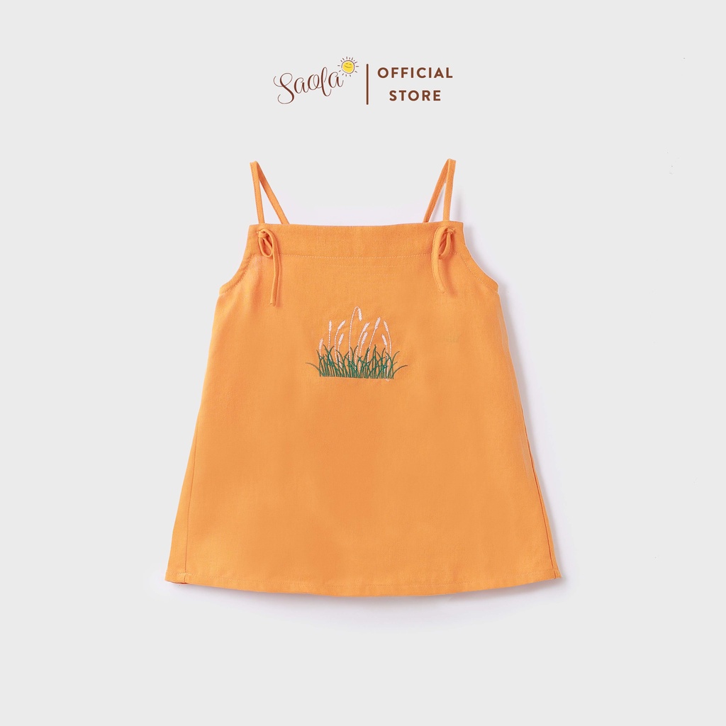 Váy Bé Gái Maxi Mùa Hè Thêu Hoa - MIA DRESS - DRL010 - SAOLA KIDS CLOTHING