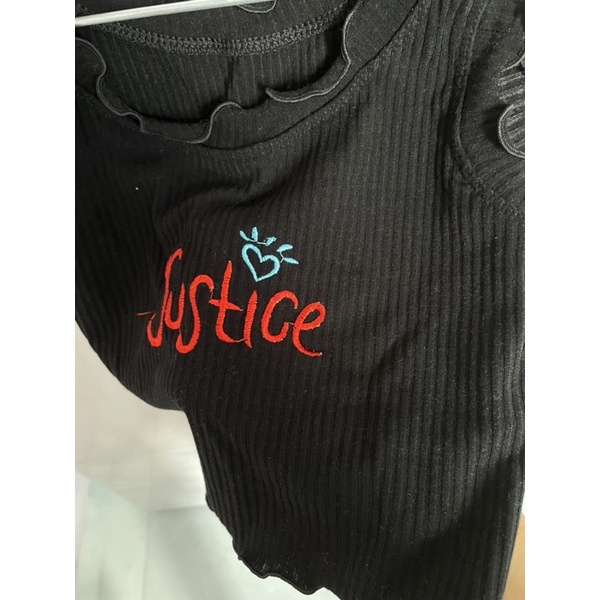 Pass Áo thun ba lỗ croptop viền bèo