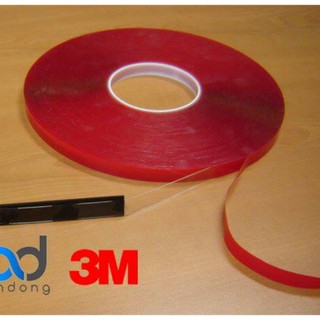 Băng keo Đỏ cường lực dày 1 phân siêu dính 3M khổ 12mm x 3m 4229P-3m Dmall247 độ bám dính và đàn hồi tốt