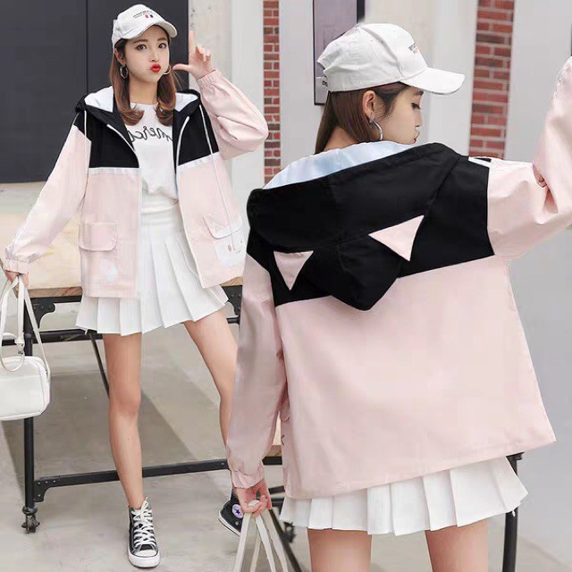 [Mã FAMAYWA giảm 10K đơn 50K] [SITASHOP] 💞 Áo khoác dù tai mèo nhí nhảnh ảnh thật | BigBuy360 - bigbuy360.vn